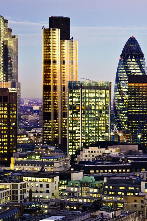 UK Fixer General Shot of City of London Skyscraper District Location in London by Location Fixer